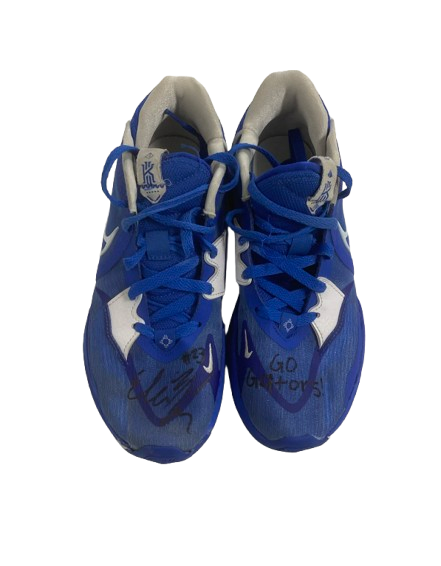 Elli McKissock Florida Volleyball Team Issued SIGNED & INSCRIBED "GO GATORS!" Game Worn Shoes (Size 6.5)