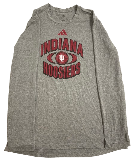 Gabe Cupps Indiana Basketball Player Exclusive Long Sleeve Shirt (Size LT)