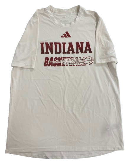 Gabe Cupps Indiana Basketball Player Exclusive Workout Shirt (Size L)