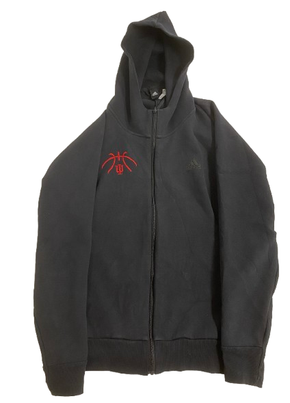 Gabe Cupps Indiana Basketball Player Exclusive Premium Zip-Up Jacket (Size L)