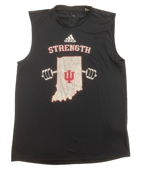 Gabe Cupps Indiana Basketball Player Exclusive Strength & Conditioning Weight Room Workout Tank (Size M)