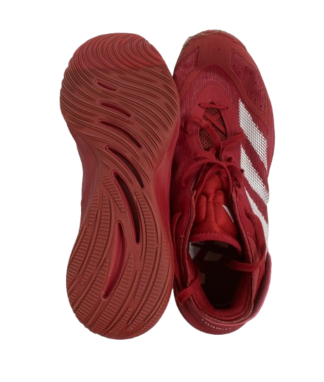 Gabe Cupps Indiana Basketball Player Exclusive "Adizero" Shoes (Size 11.5)