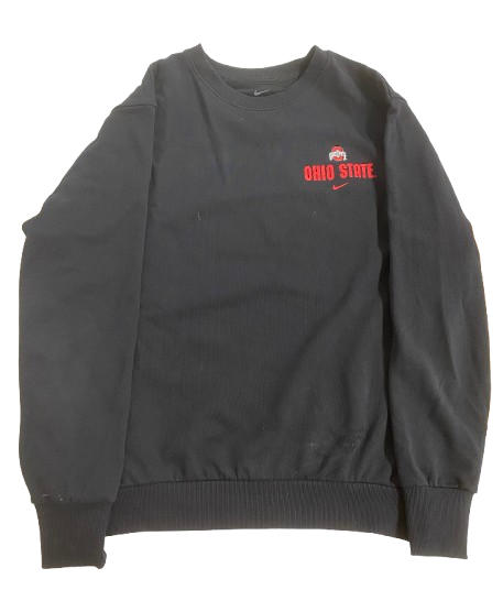 Micah Parrish Ohio State Basketball Team Issued Crewneck Sweatshirt (Size LT)