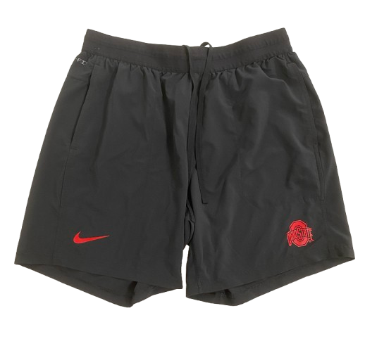 Micah Parrish Ohio State Basketball Team Issued Workout Shorts (Size L)