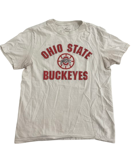 Micah Parrish Ohio State Basketball Team Issued Workout Shirt (Size M)