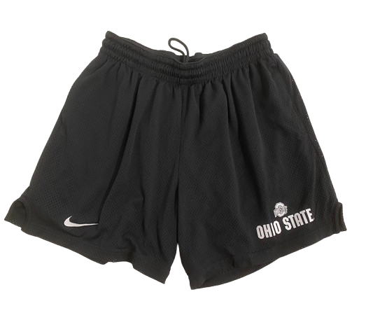Micah Parrish Ohio State Basketball Team Issued Workout Shorts (Size L)