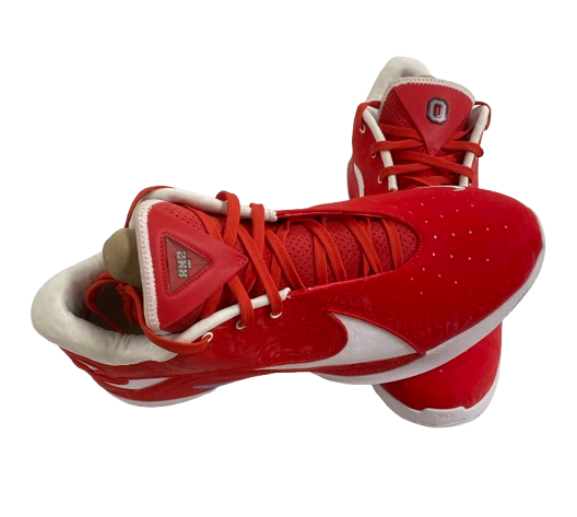 Micah Parrish Ohio State Basketball Player Exclusive "LeBron 22 XXII" Shoes (Size 14) - New