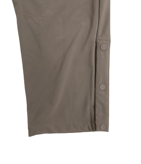 Gabe Cupps Indiana Basketball Player Exclusive Sweatpants with Snap-Button Bottoms (Size L)