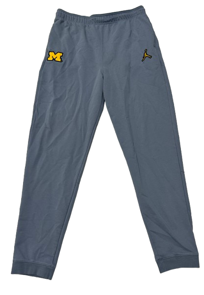 Justin Pippen Michigan Basketball Team Issued Sweatpants (Size LT)