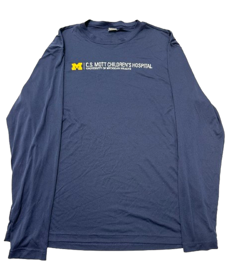 Justin Pippen Michigan Long Sleeve Shirt (Size L)