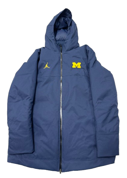 Justin Pippen Michigan Basketball Player Exclusive Heavy Duty Winter Jacket (Size L) *VERY RARE*