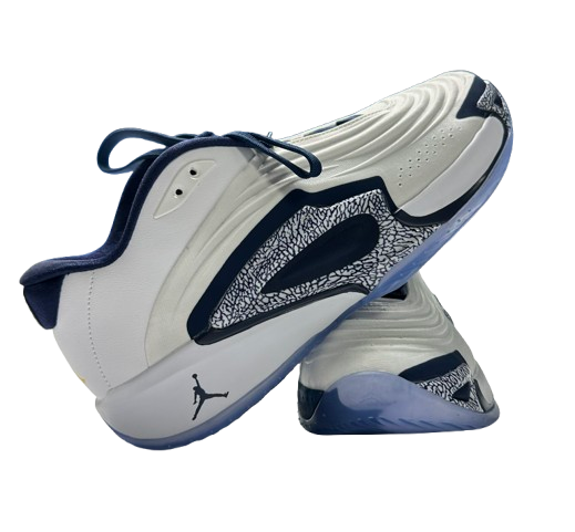 Justin Pippen Michigan Basketball Player Exclusive "Jordan Luka 3 Michigan PE" Shoes (Size 11)