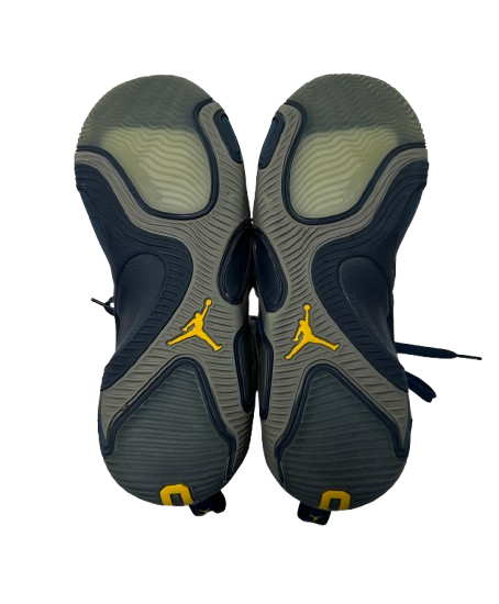 Justin Pippen Michigan Basketball Player Exclusive "Jordan Jayson Tatum 3 Camo PE" Shoes (Size 11) *RARE*