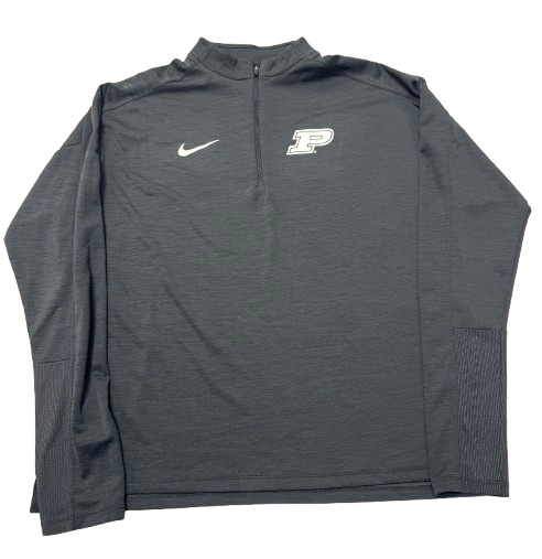 Raven Colvin Purdue Volleyball Team Issued Quarter-Zip Pullover (Size XL)