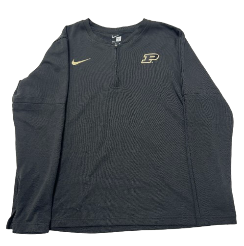 Raven Colvin Purdue Volleyball Team Issued Quarter-Zip Pullover (Size XL)