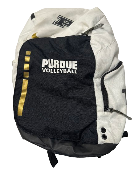 Raven Colvin Purdue Volleyball Team Issued Travel Backpack with Number