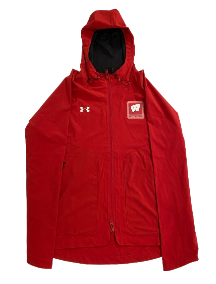 Kamari McGee Wisconsin Basketball Player Exclusive Premium Zip-Up Jacket (Size L)