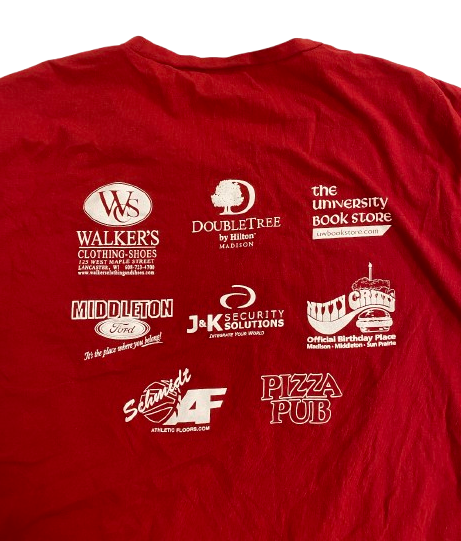 Kamari McGee Wisconsin Basketball Team Issued Workout Shirt (Size L)