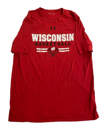 Kamari McGee Wisconsin Basketball Team Issued Workout Shirt (Size L)