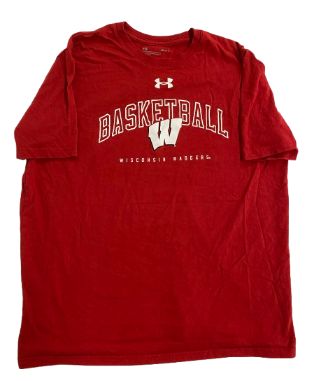 Kamari McGee Wisconsin Basketball Team Issued Workout Shirt (Size L)
