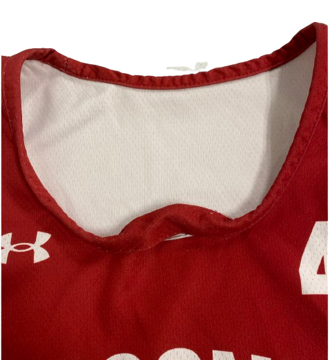 Kamari McGee Wisconsin Basketball Player Exclusive Reversible Practice Jersey (Size M)