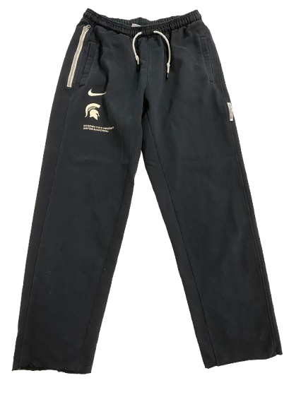 Gehrig Normand Michigan State Basketball Team Issued Sweatpants (Size LT)