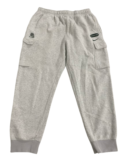 Gehrig Normand Michigan State Basketball Team Issued Sweatpants (Size XL)