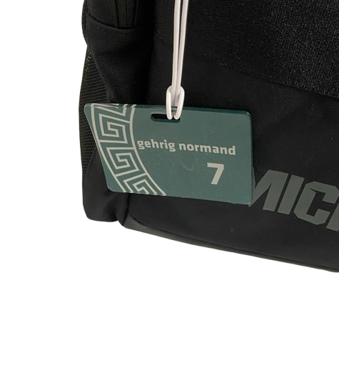 Gehrig Normand Michigan State Basketball Player Exclusive "125th Anniversary" Travel Duffel Bag with Player Tag & Bus Tag *RARE*