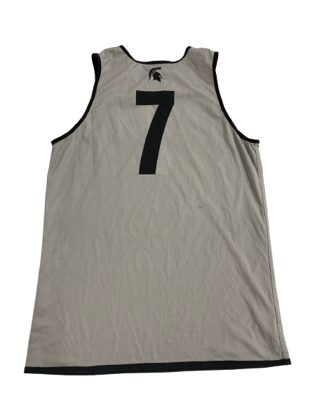 Gehrig Normand Michigan State Basketball Player Exclusive Reversible Practice Jersey (Size L)