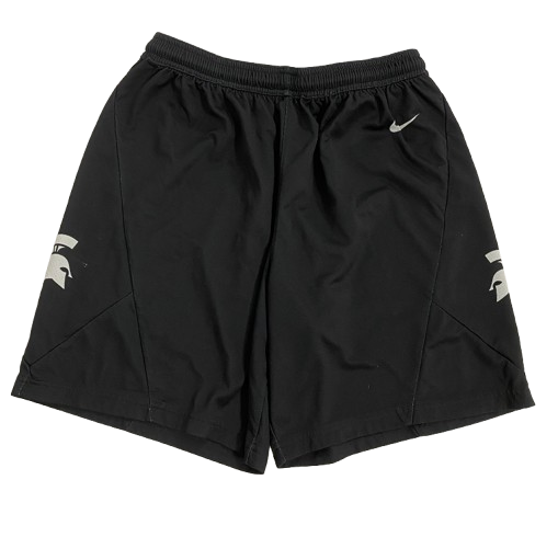 Gehrig Normand Michigan State Basketball Player Exclusive Practice Shorts (Size L)