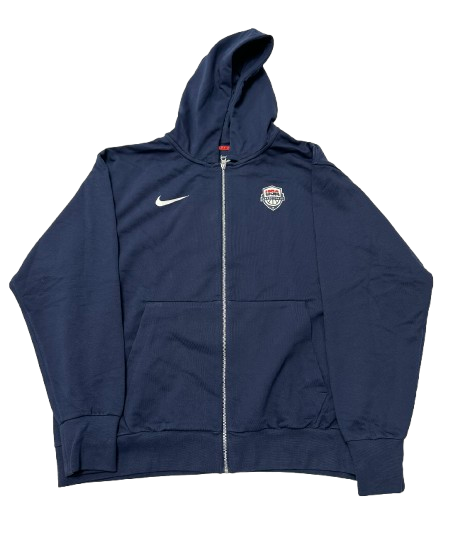 Canyon Barry Team USA Olympics Basketball Player Exclusive Zip-Up Jacket (Size XL)