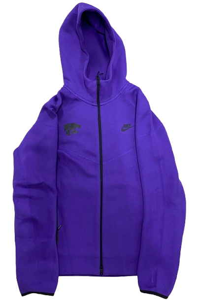 Kansas State Basketball Team Exclusive Nike Tech Fleece Jacket (Size M)