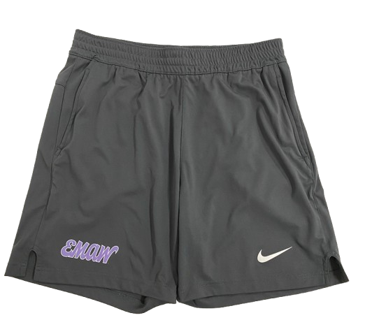 Kansas State Basketball Team Issued "EMAW" Workout Shorts (Size S)