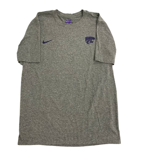 Kansas State Basketball Team Issued Workout Shirt (Size M)