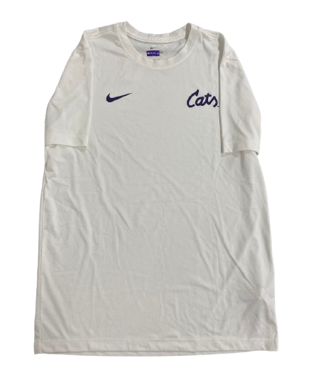 Kansas State Basketball Team Issued Workout Shirt (Size M)