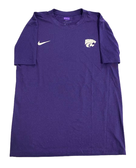 Kansas State Basketball Team Issued Workout Shirt (Size M)
