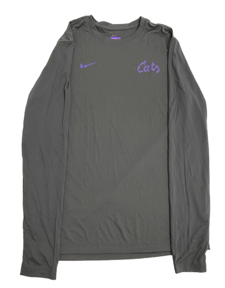 Kansas State Basketball Team Issued Long Sleeve Shirt (Size M)