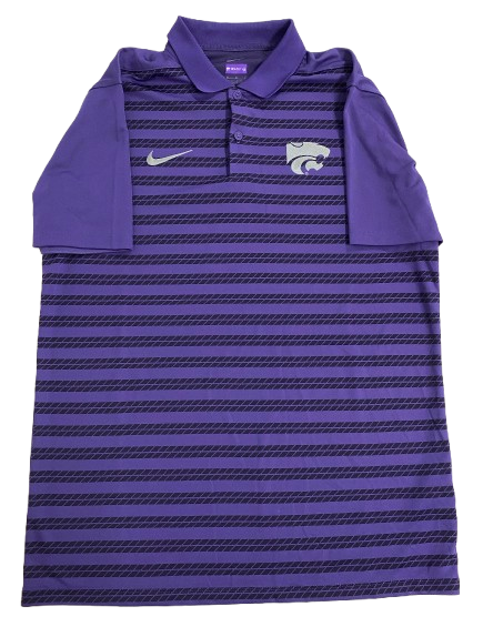 Kansas State Basketball Team Issued Polo Shirt (Size M)