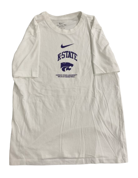 Kansas State Basketball Team Issued Workout Shirt (Size M)