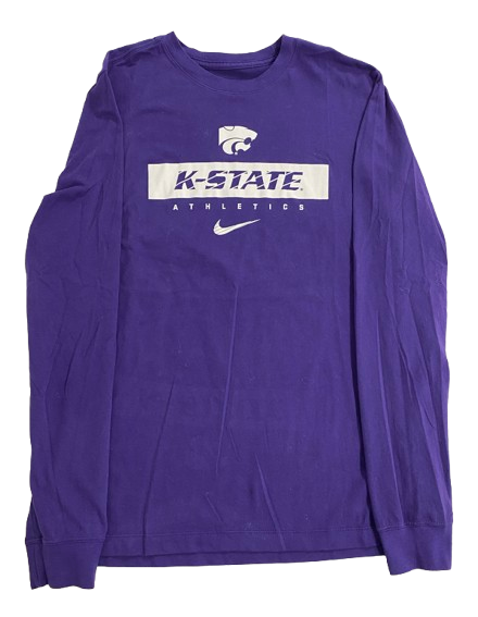 Kansas State Basketball Team Issued Long Sleeve Shirt (Size M)