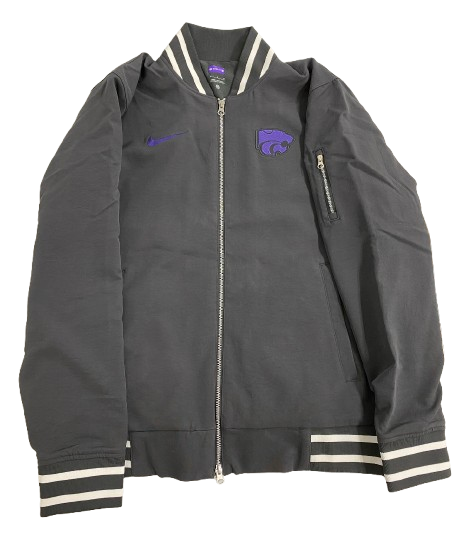 Kansas State Basketball Team Issued Premium Jacket (Size M)