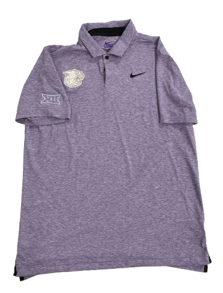 Kansas State Basketball Team Issued Polo Shirt (Size M)
