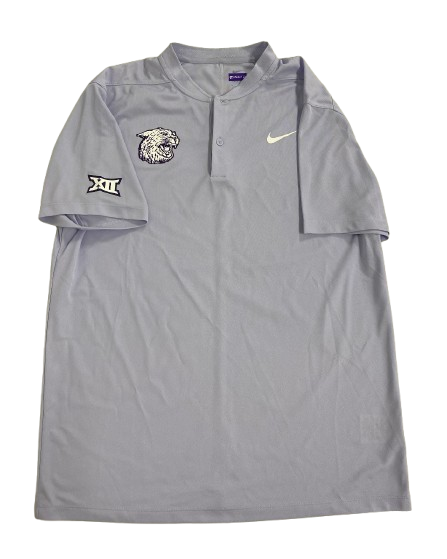 Kansas State Basketball Team Issued Polo Shirt (Size M)