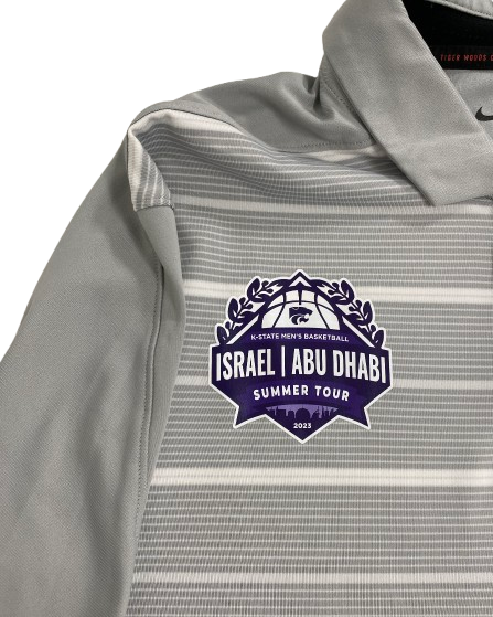 Kansas State Basketball Team Exclusive "2023 Summer Tour Israel & Abu Dhabi" Polo Shirt (Size M)