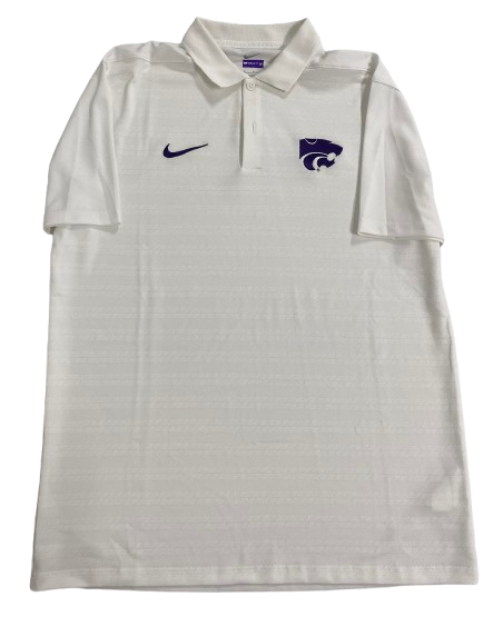 Kansas State Basketball Team Issued Polo Shirt (Size M)