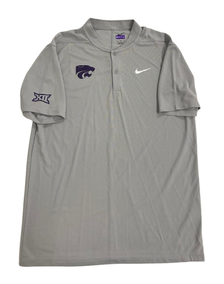 Kansas State Basketball Team Issued Polo Shirt (Size M)