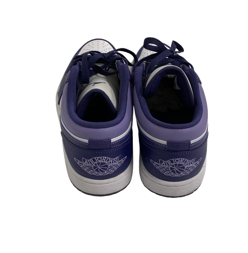 Kansas State Basketball Team Issued "Air Jordan 1 Low Purple Sky J" Shoes (Size 10)