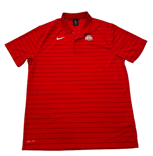 Eugene Brown III Ohio State Basketball Team Issued Polo Shirt (Size L)