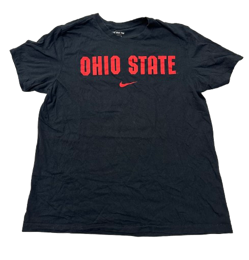 Eugene Brown III Ohio State Basketball Team Issued Workout Shirt (Size L)