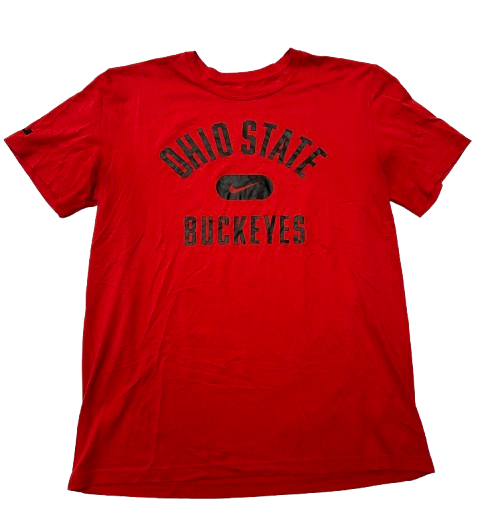 Eugene Brown III Ohio State Basketball Player Exclusive Workout Shirt with LeBron Logo (Size L)